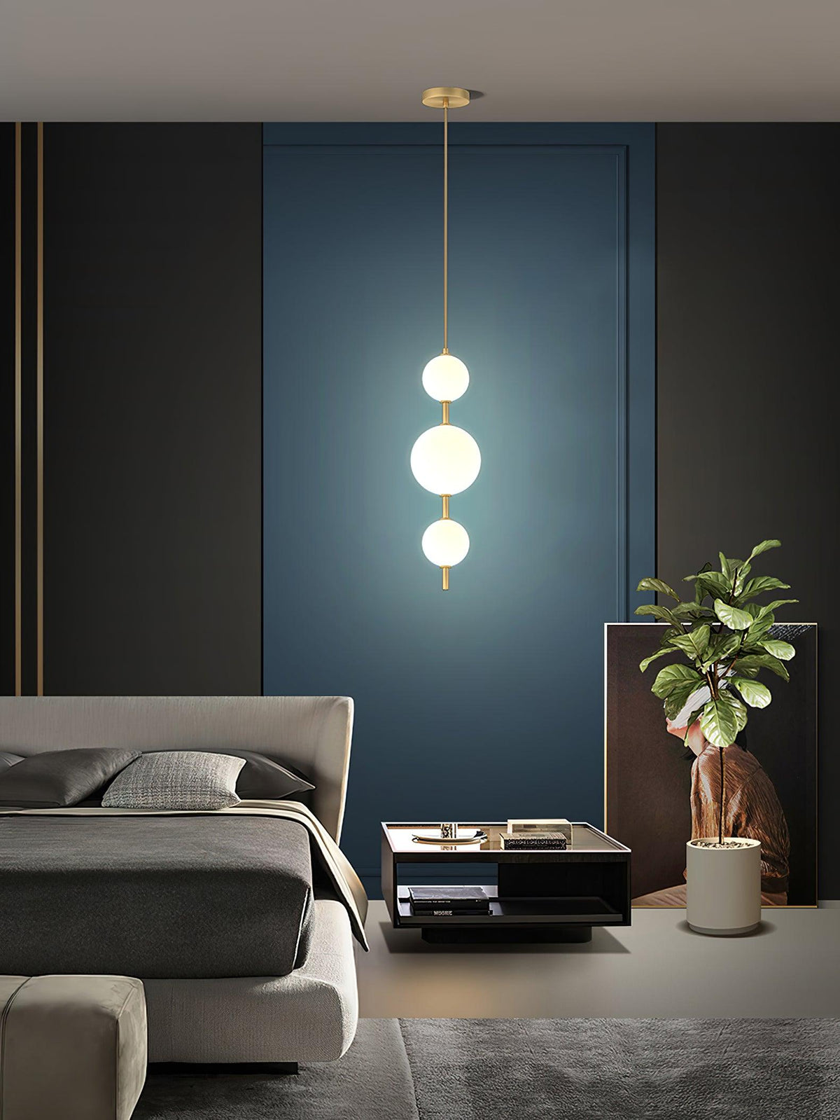 Rojo Globe Pendant Light