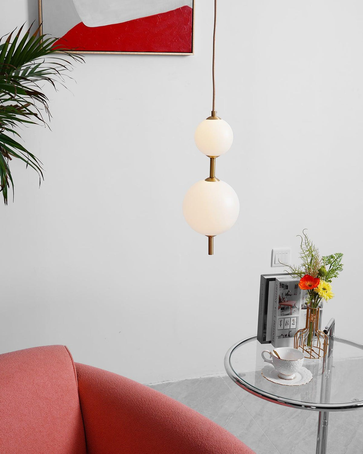 Rojo Globe Pendant Light
