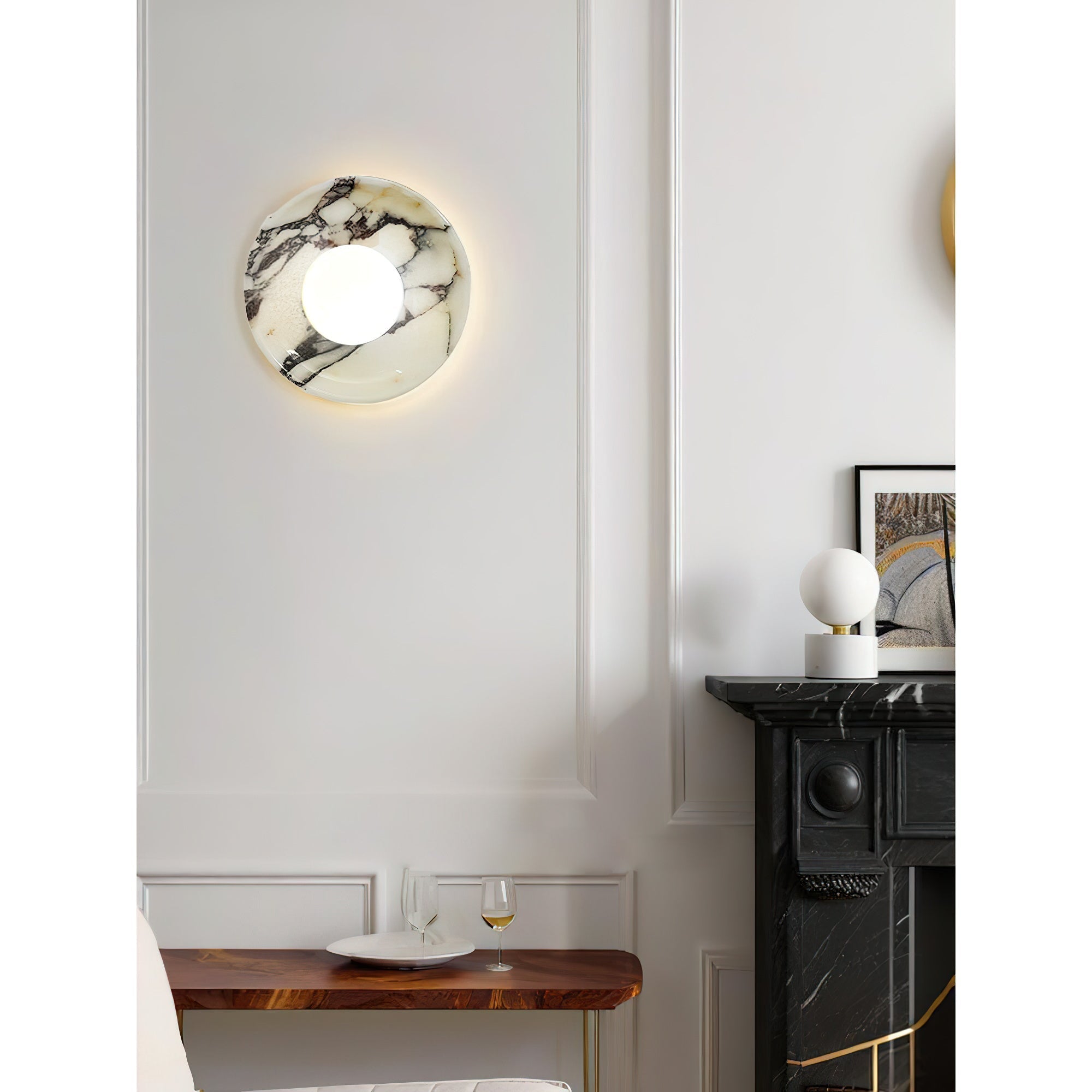 Burilan Round Wall Light