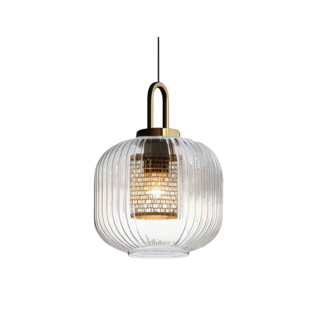 Ceroca Ribbed Pendant Light
