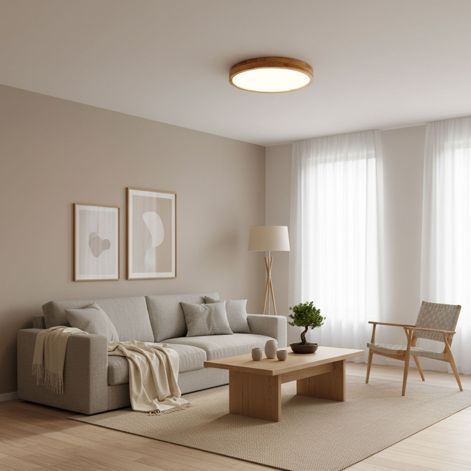 Alerain Geometric Ceiling Light