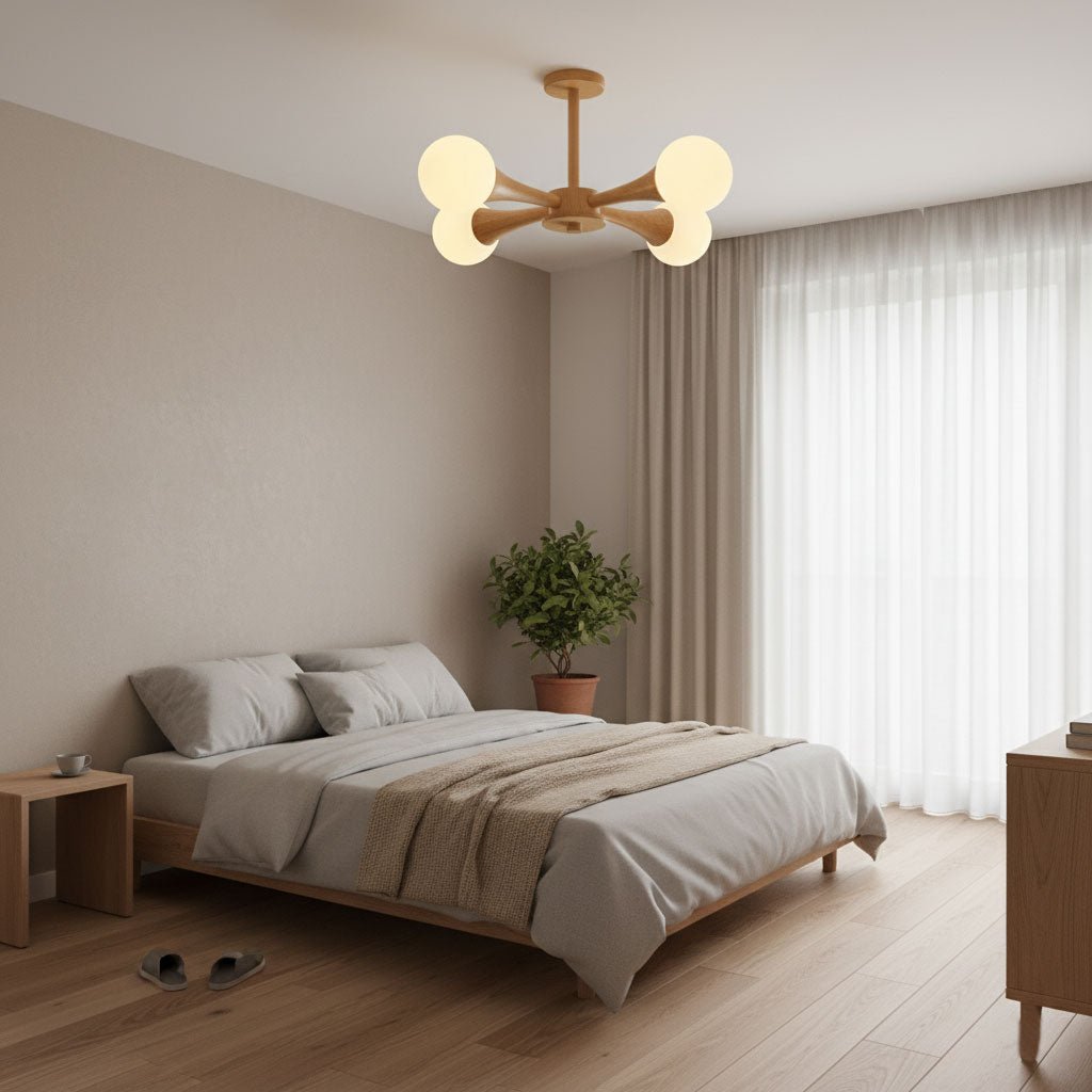 Wooden Nera Chandelier – detail 7