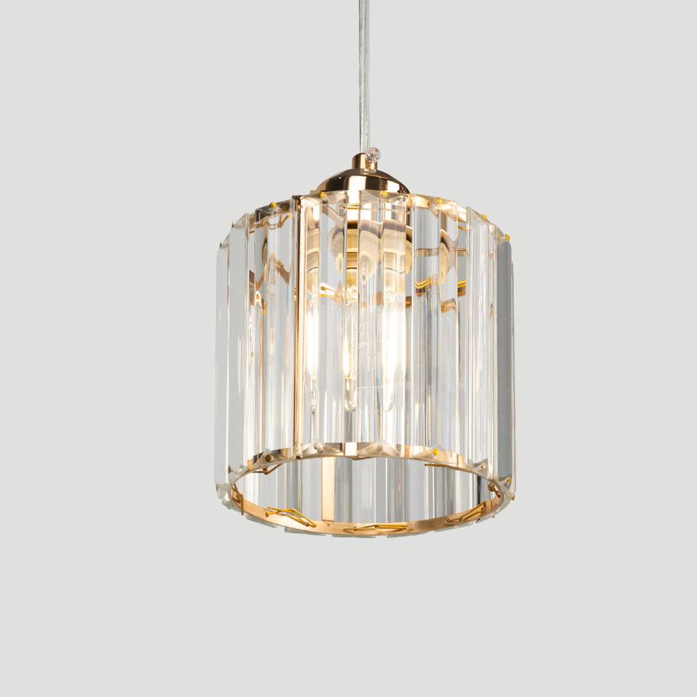 Alevo Triple Head Crystal Pendant Light