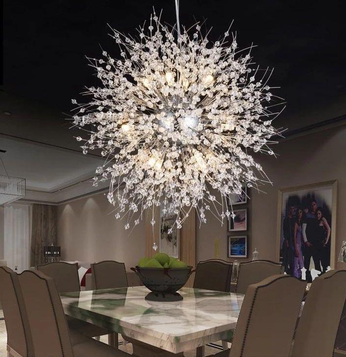 Crystal Dandelion Chandelier – detail 28