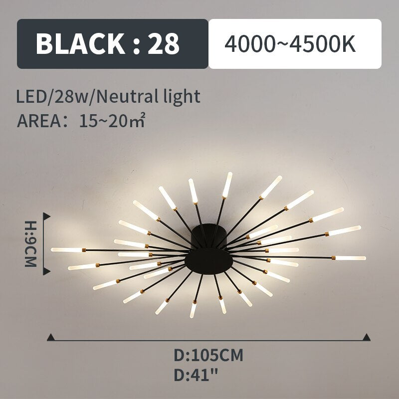 Arralessa Firework Ceiling Light