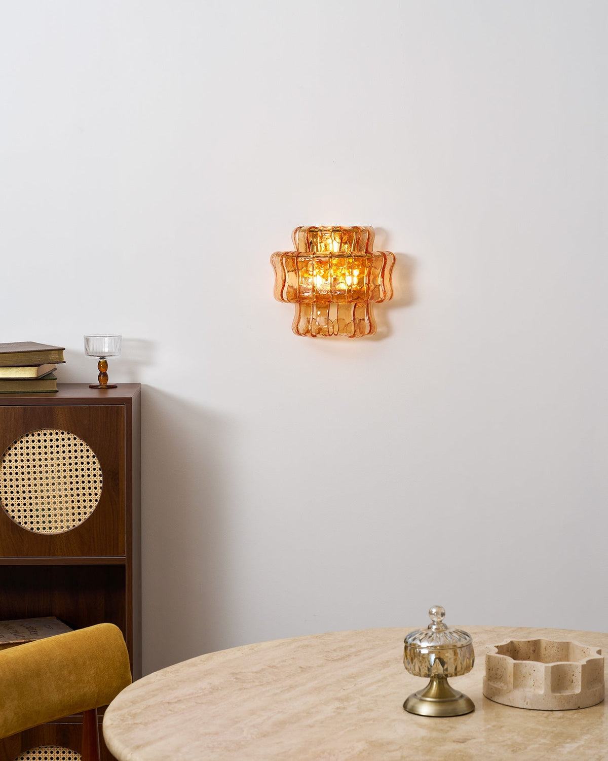 Akenaro Fluted Wall Light