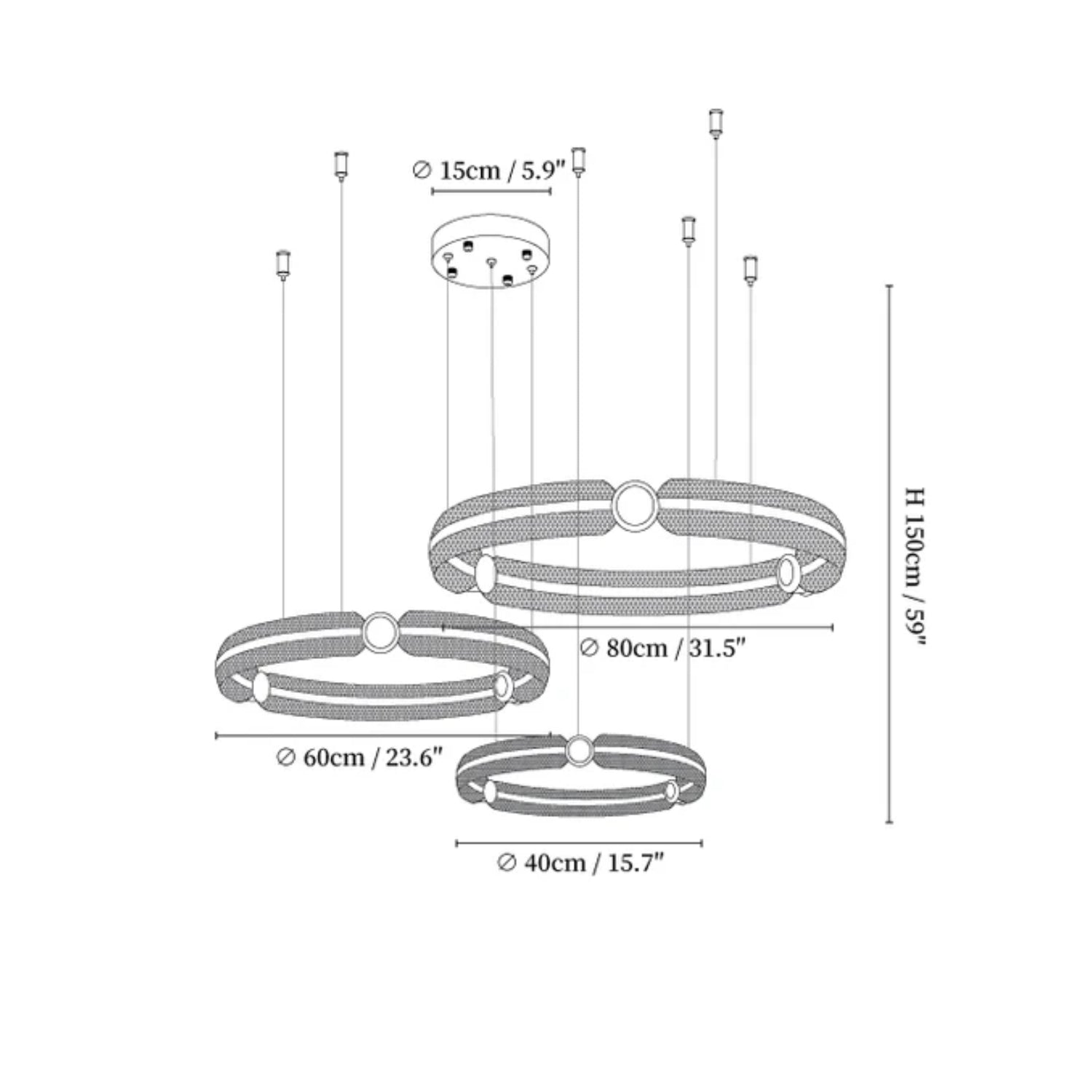 Lomaze Ring Pendant Light