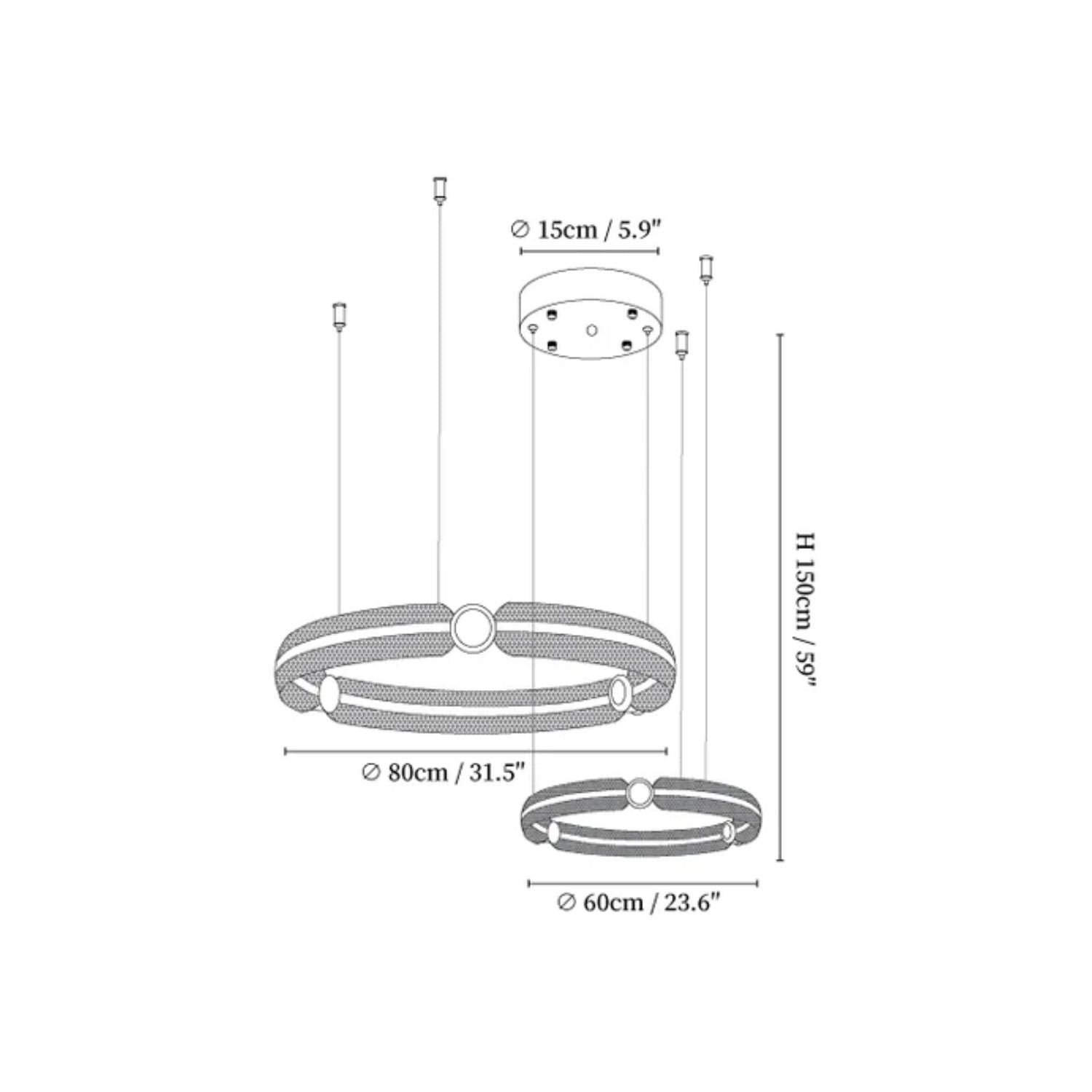 Lomaze Ring Pendant Light