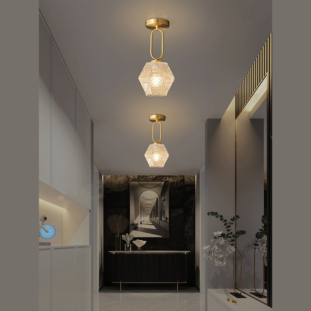 Aralilian Art Deco Ceiling Light