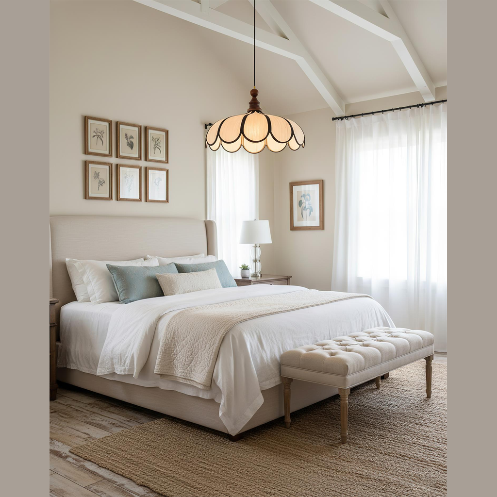 Melaona Scalloped Pendant Light