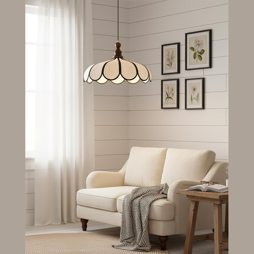 Melaona Scalloped Pendant Light