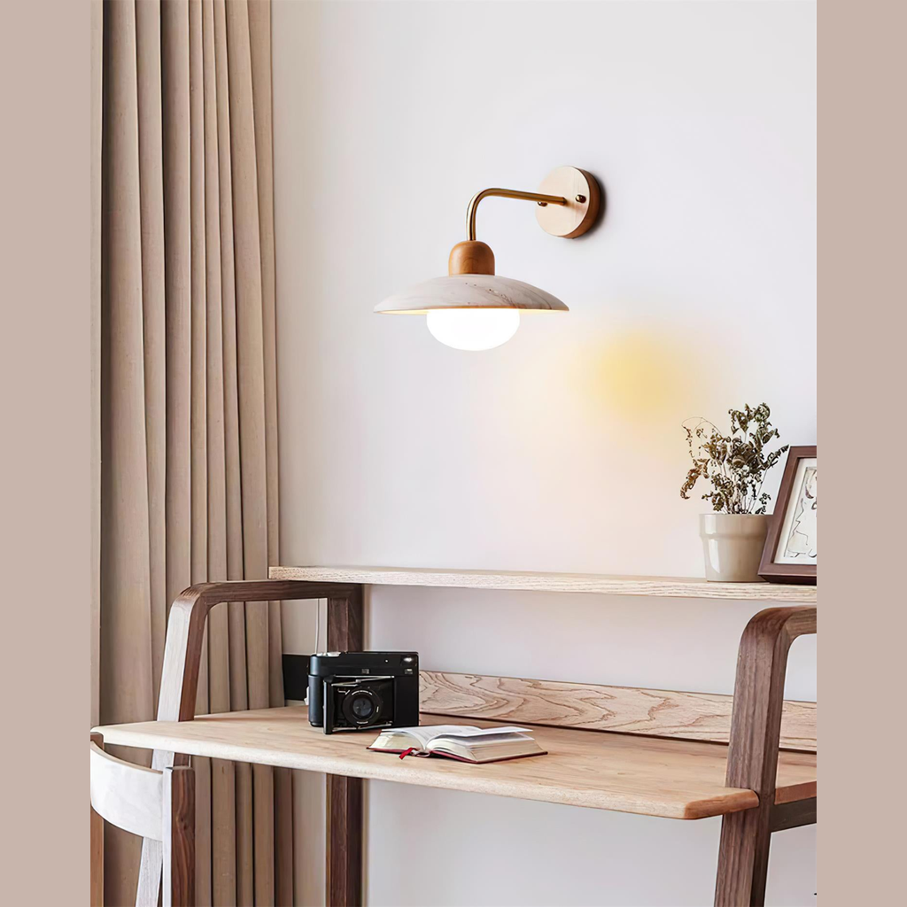Beleraro Travertine Wall Light
