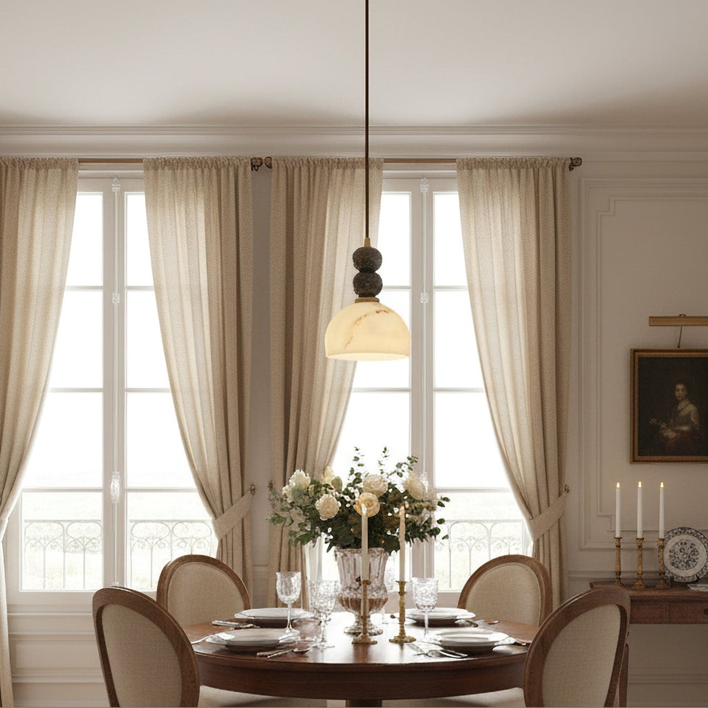 Mebarlea Alabaster Pendant Light
