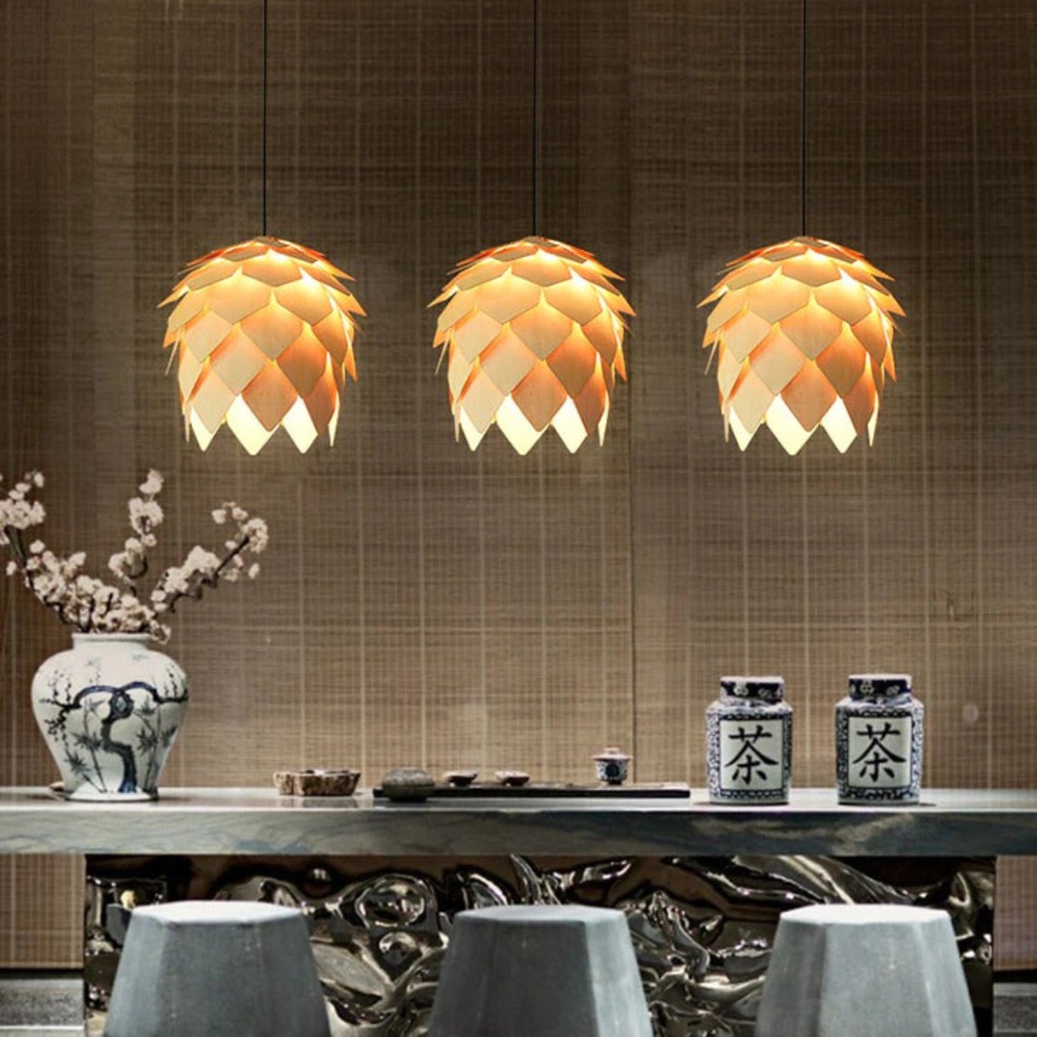 Rosa Flower Pendant Light