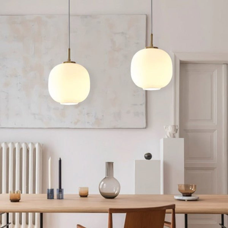 Rona Opal Glass Pendant Light