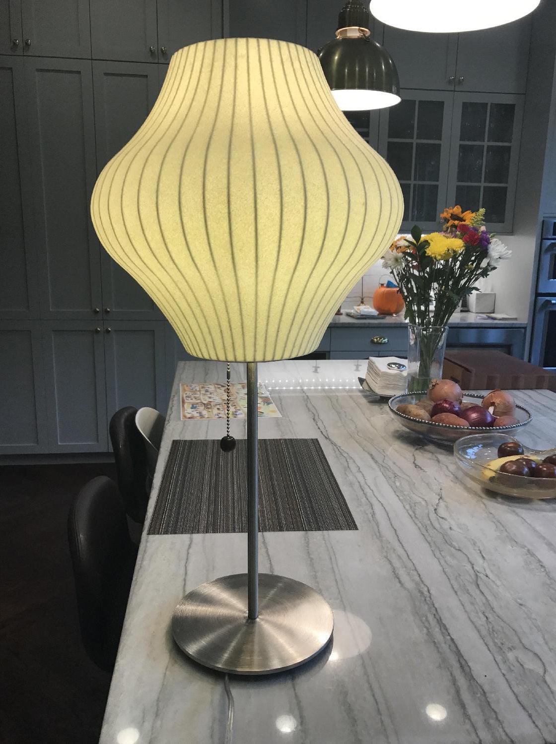 Faux Silk Bubble Table Lamp – detail 30