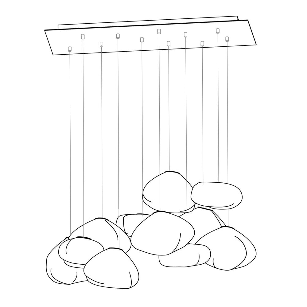 Fabel Sculptural Pendant Light