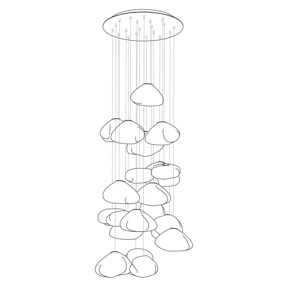 Fabel Sculptural Pendant Light