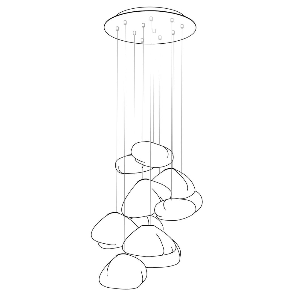 Fabel Sculptural Pendant Light