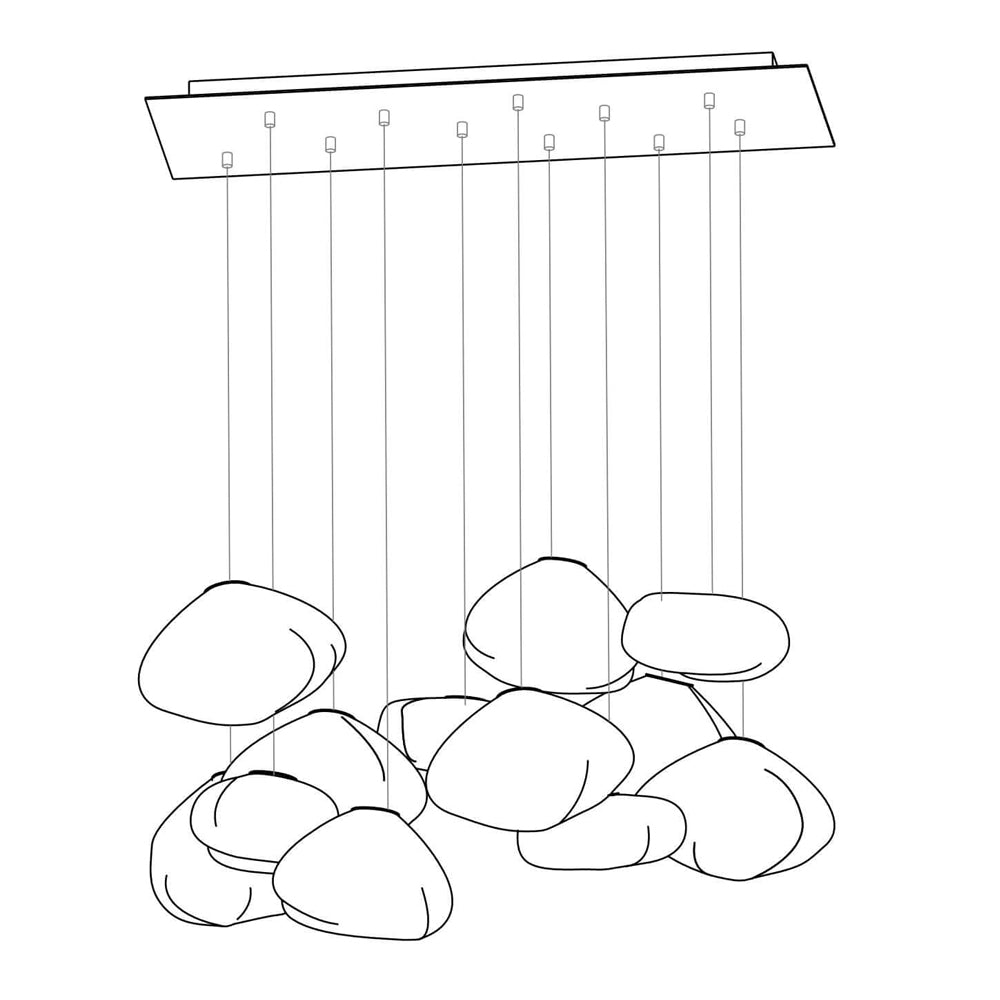 Fabel Sculptural Pendant Light