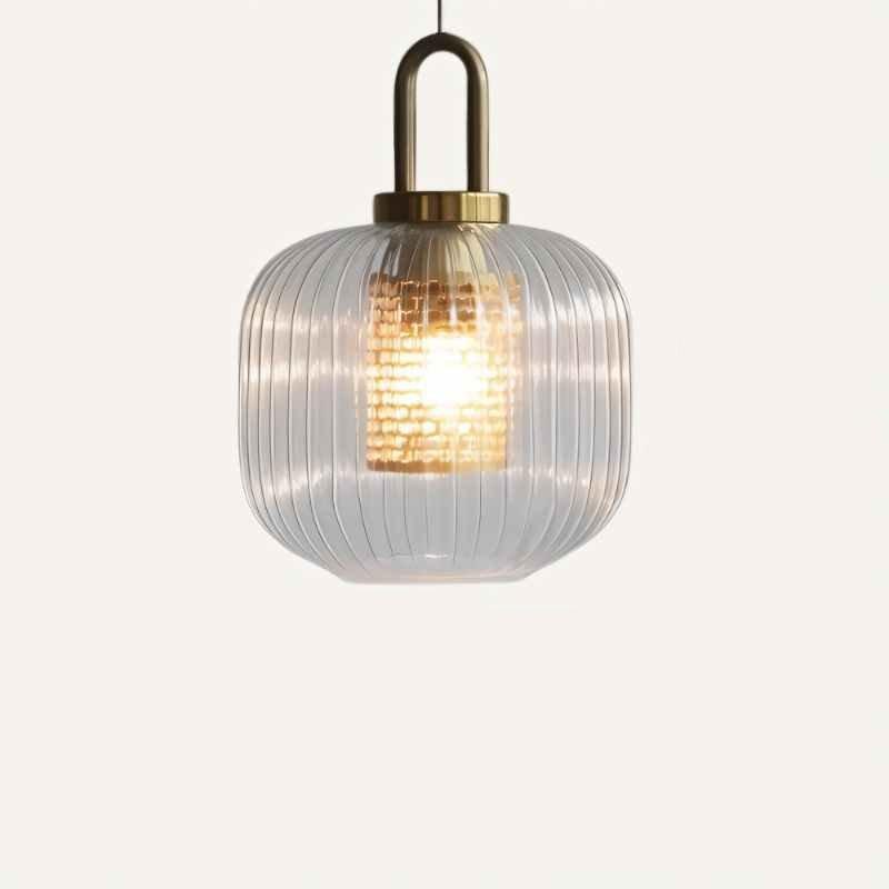 Ceroca Ribbed Pendant Light