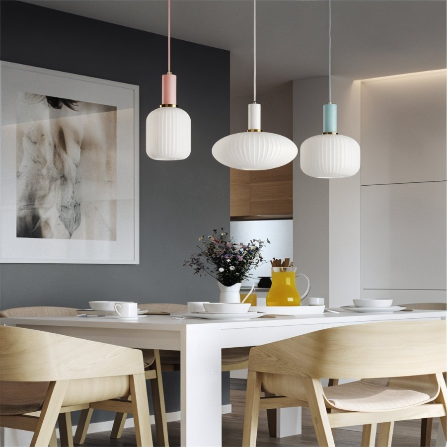 Tello Ribbed Pendant Light