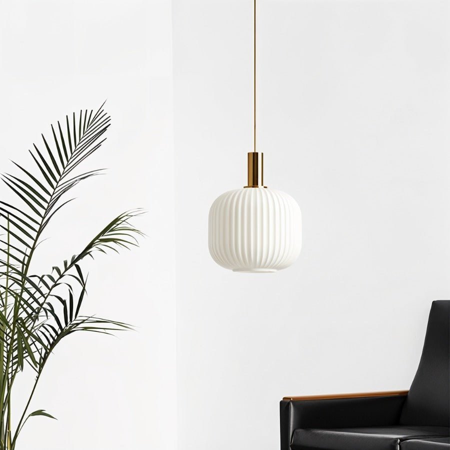 Tello Ribbed Pendant Light