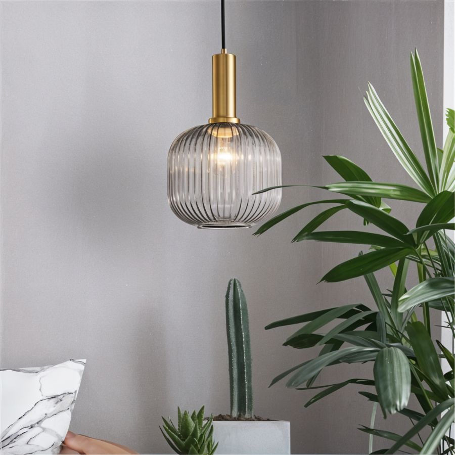 Tello Ribbed Pendant Light